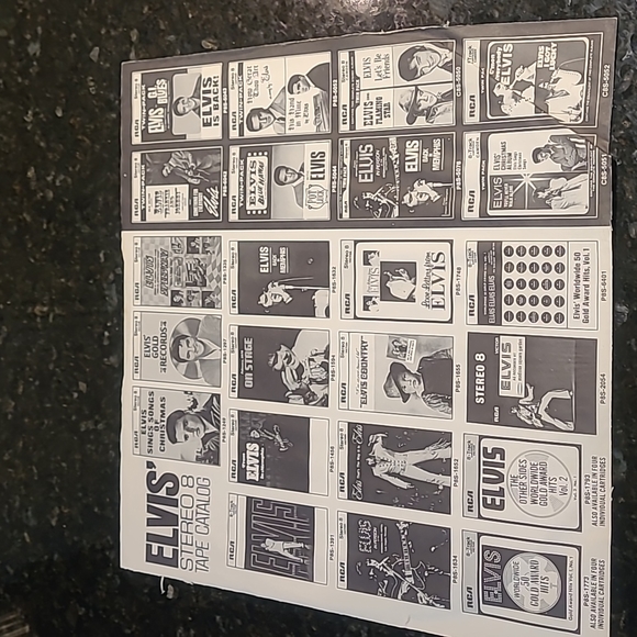 Vintage Elvis LP, used, orange label RCA APL1-0283 stereo - Picture 6 of 7